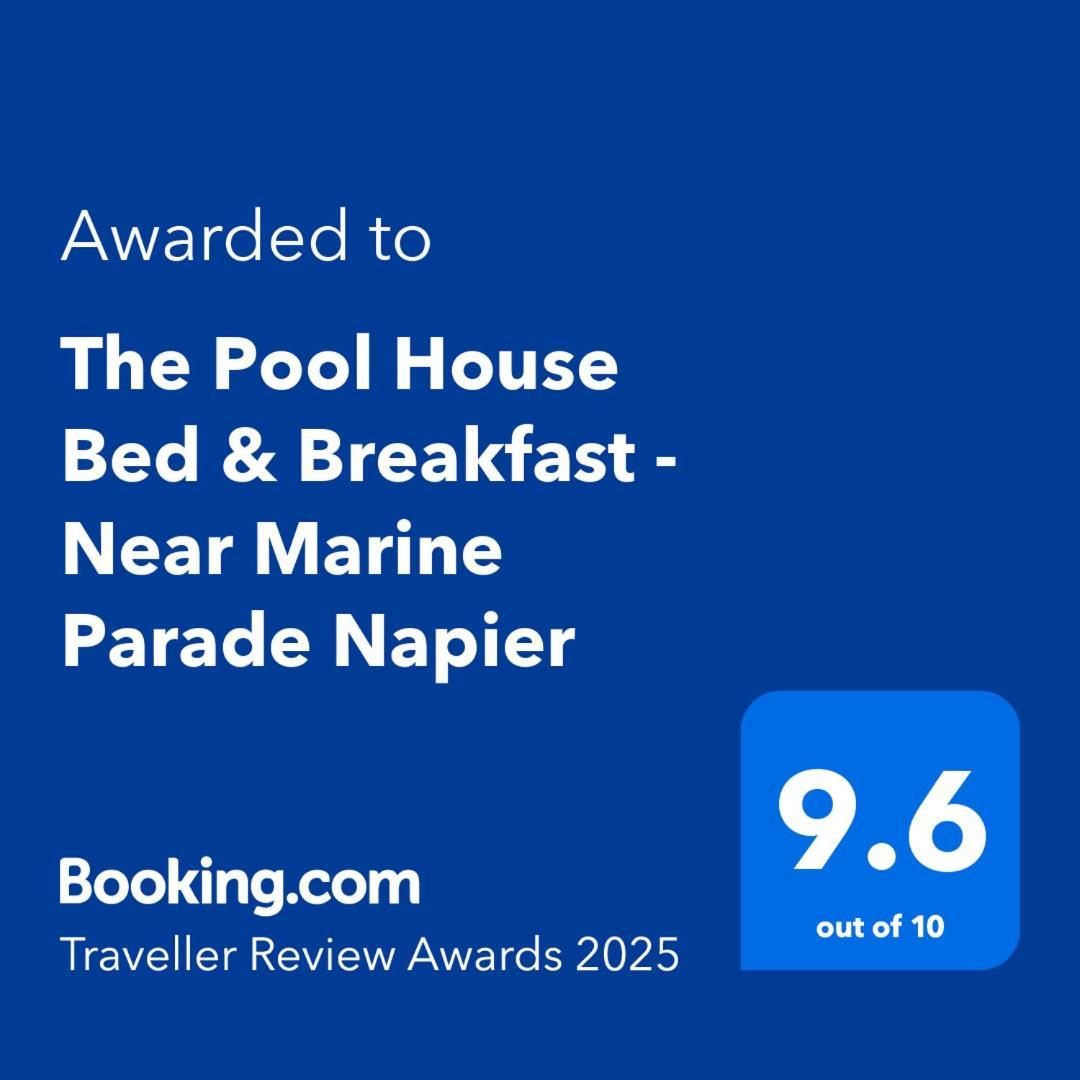 The Pool House Bed & Breakfast - Near Marine Parade Napier Exterior photo